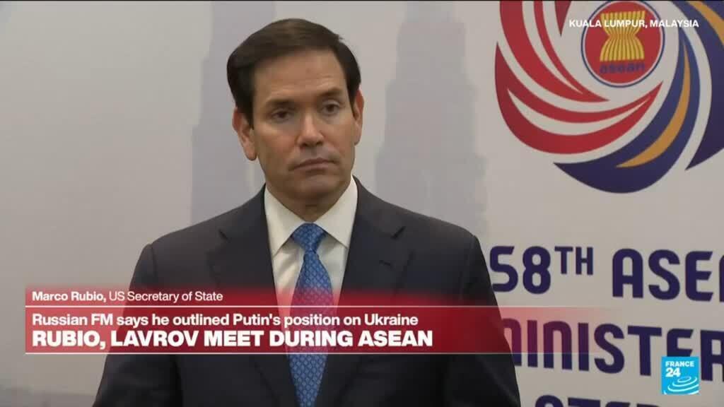 US Secretary of State Marco Rubio speaks at ASEAN summit in Malaysia