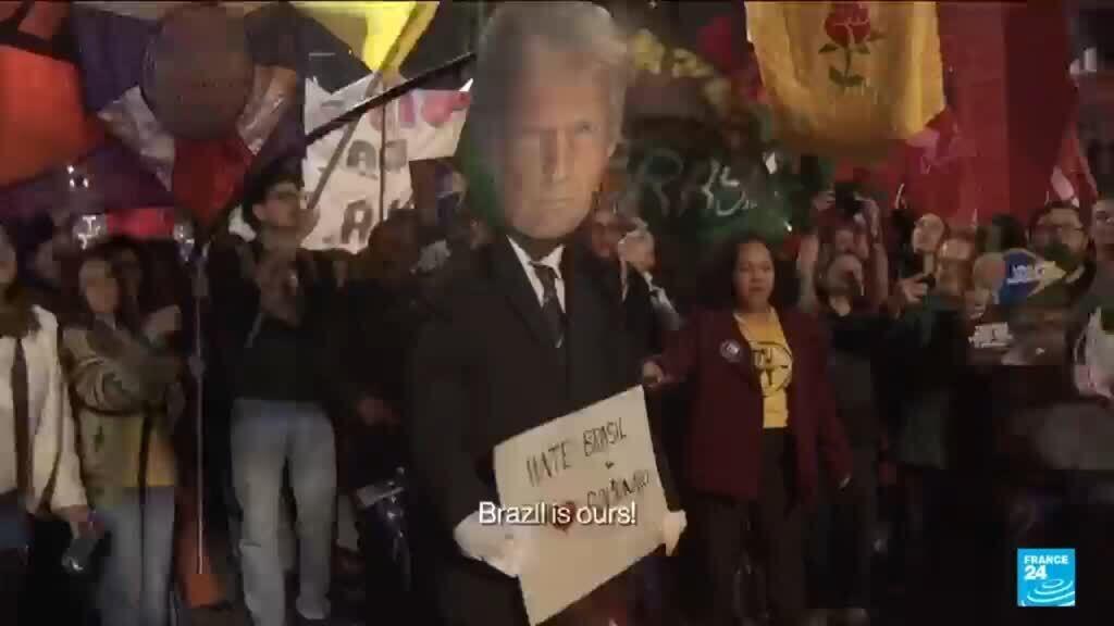 'Brazil is ours!': Protests in Sao Paulo after Trump threatens 50% levy