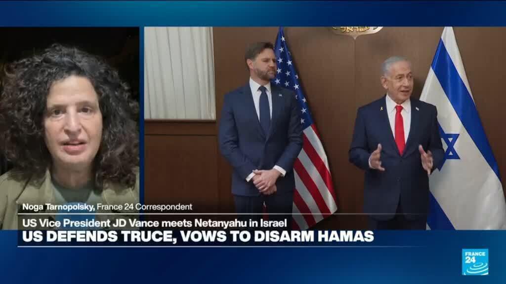 Israel 'not a protectorate' of the US, Netanyahu says ahead of meeting with Vance