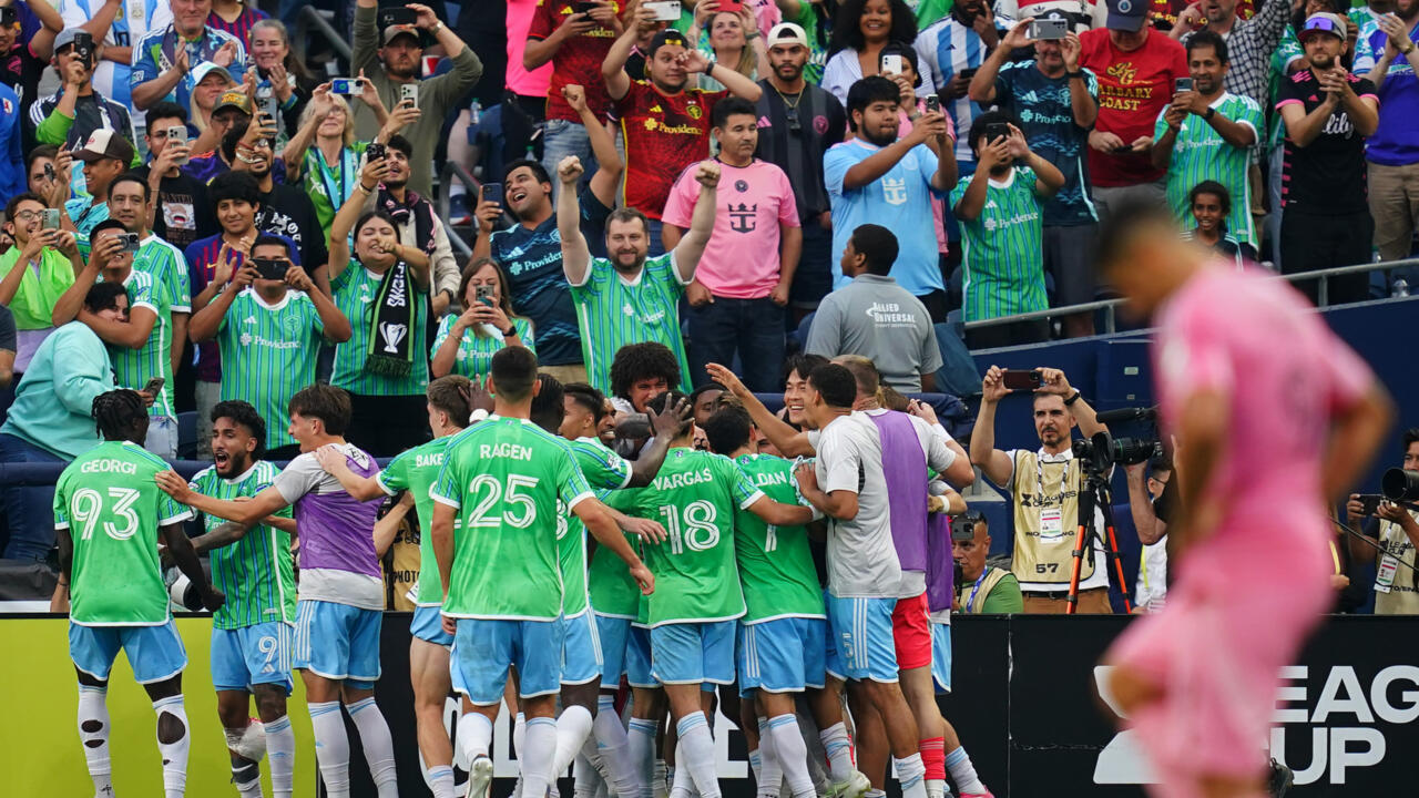 Seattle Sounders stun Messi's Inter Miami 3-0 to lift Leagues Cup