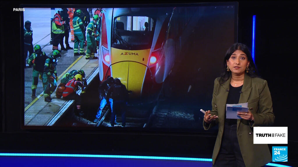 No, this video does not show the UK train stabbing