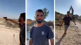 A video posted on X on July 28 shows Yinon Levi, an Israeli settler, shooting in the direction of residents of Umm al-Khair, a Palestinian village in the West Bank. Owdeh Hathaleen, a Palestinian activist and teacher, was killed during the incident.