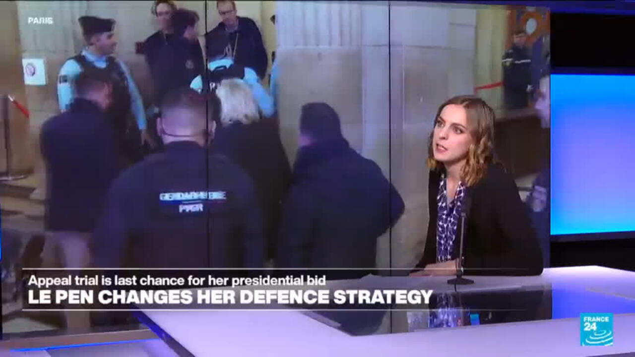 Marine Le Pen changes her defence strategy