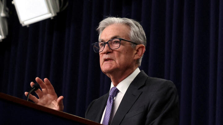 Le président de la Réserve fédérale américaine, Jerome Powell, lors d'une conférence de presse à la Fed, à Washington D.C., le 10 décembre 2025.