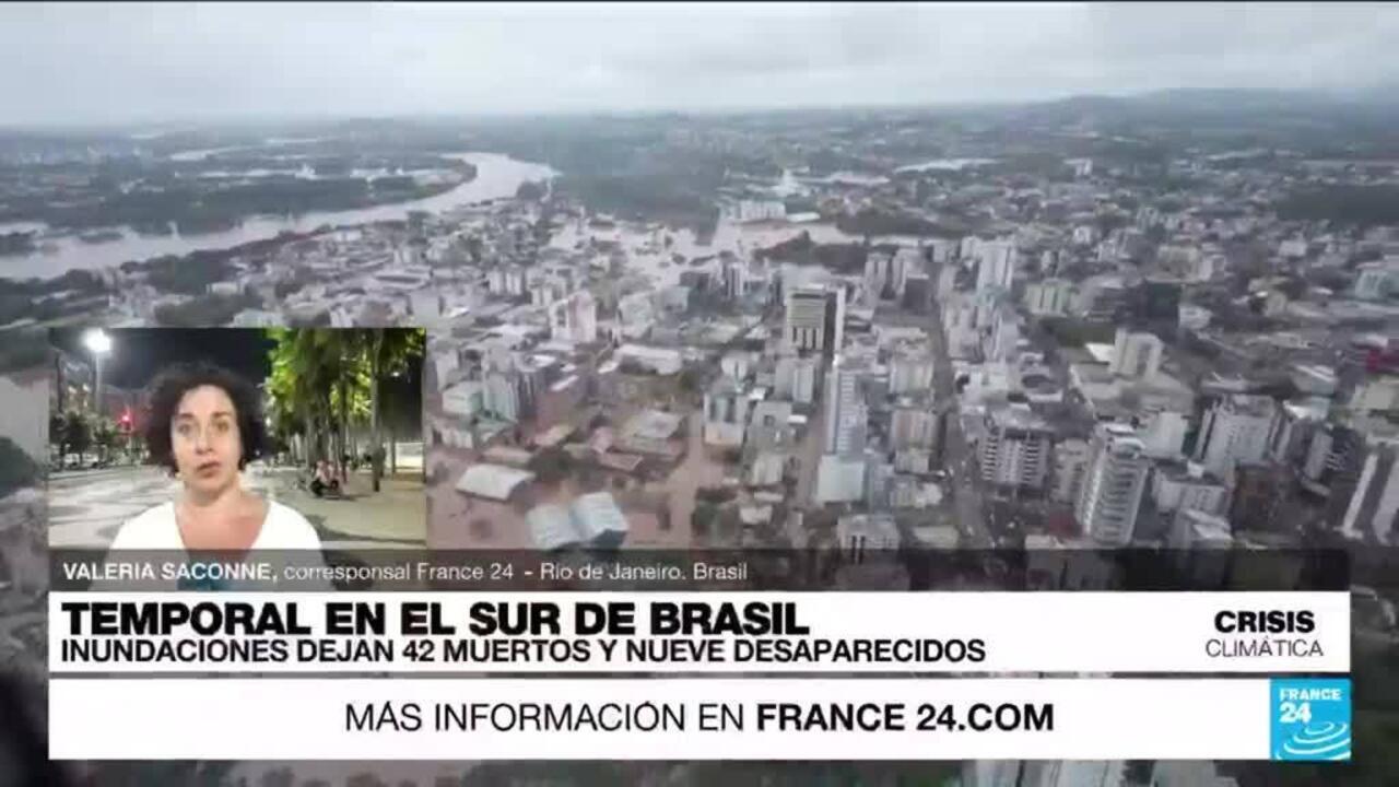 Informe desde Río de Janeiro inundaciones en Brasil dejan al menos 42