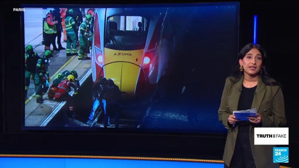 No, this video does not show the UK train stabbing