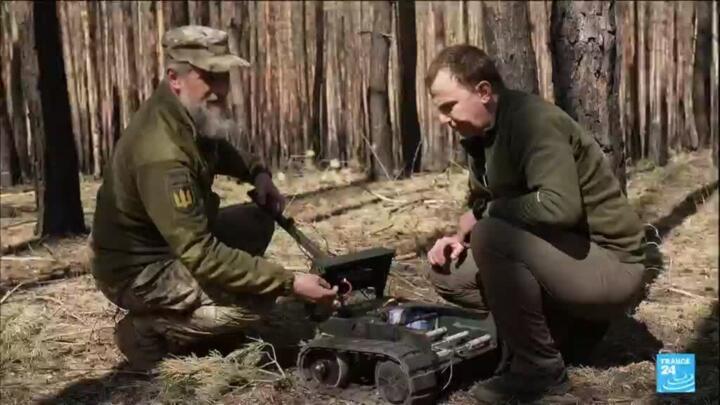 Robots used for trench warfare, landmine deployment in Ukraine's frontlines