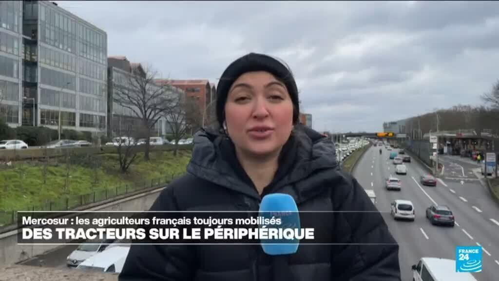 France - Mercosur : des tracteurs sur le périphérique contre la signature du traité