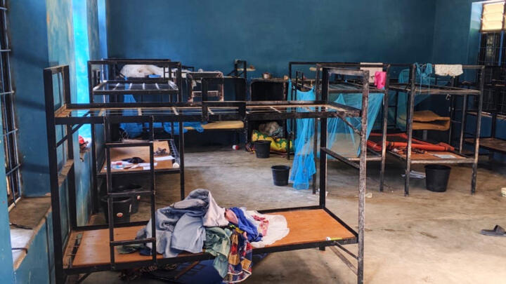 This photo released by the Christian Association of Nigeria shows the dormitories of St. Mary's Catholic Primary and Secondary School after gunmen abducted children and staff in Papiri community in Ni