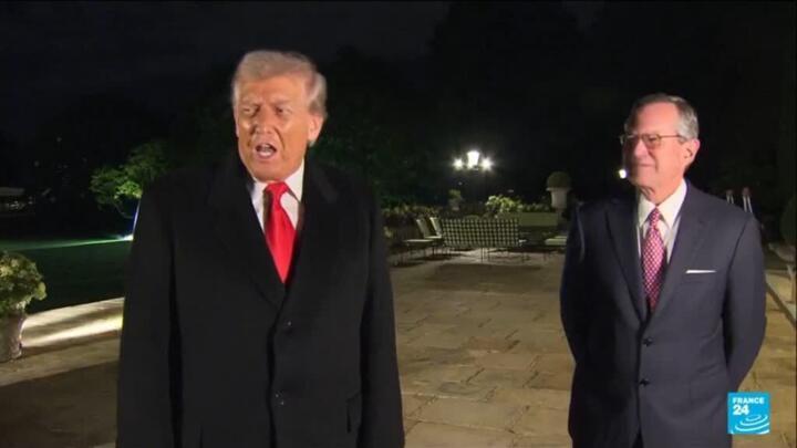 Trump arrived in Britain on Tuesday for an unprecedented second state visit