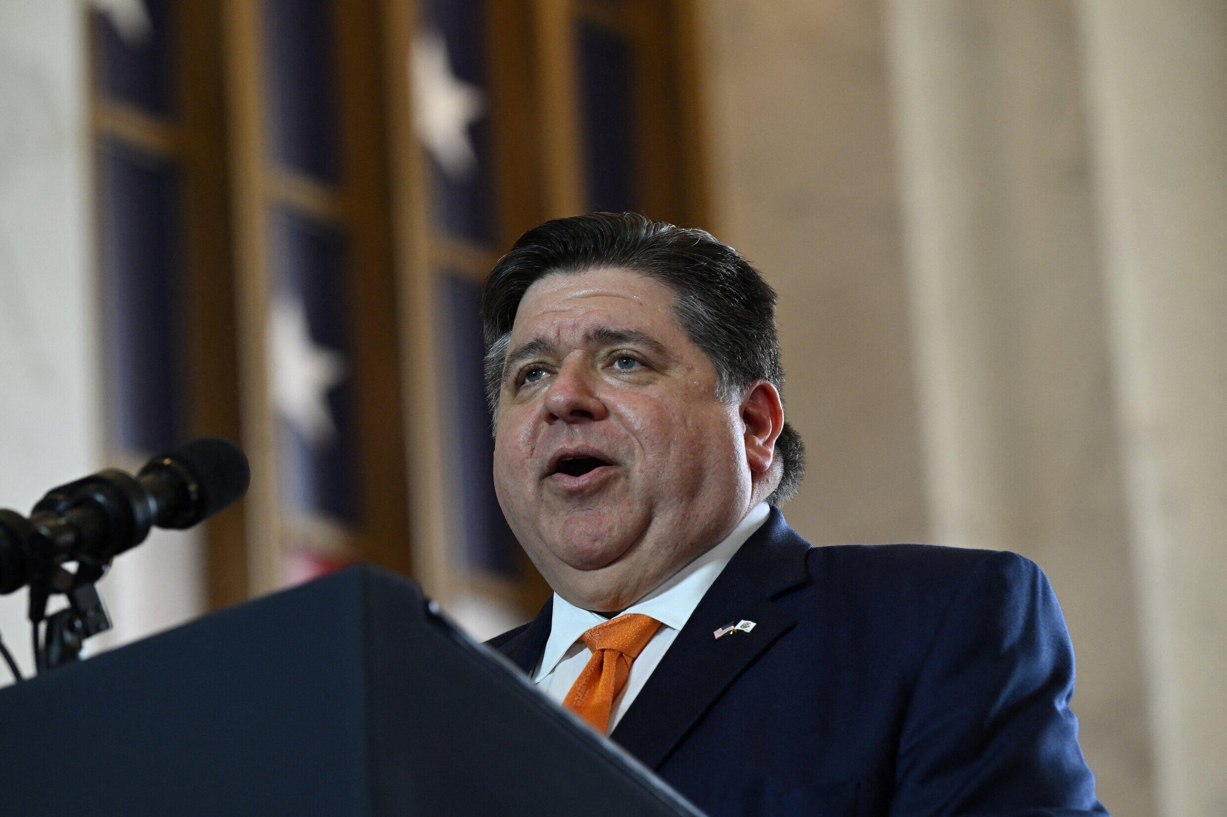 Le gouverneur de l'Illinois, J-B Pritzker, le 28 juin 2023.
