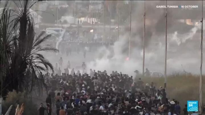 General strike and protests paralyse Tunisia's Gabes over pollution crisis