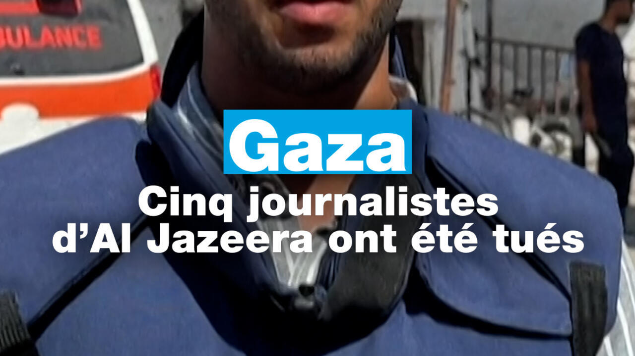 L'armée israélienne a reconnu avoir visé le correspondant d'Al Jazeera Anas al-Sharif, reporter de 28 ans bien connu des spectateurs de la chaîne, le qualifiant de "terroriste" qui "se faisait passer pour un journaliste". Quatre de ses collègues ont aussi été tués.