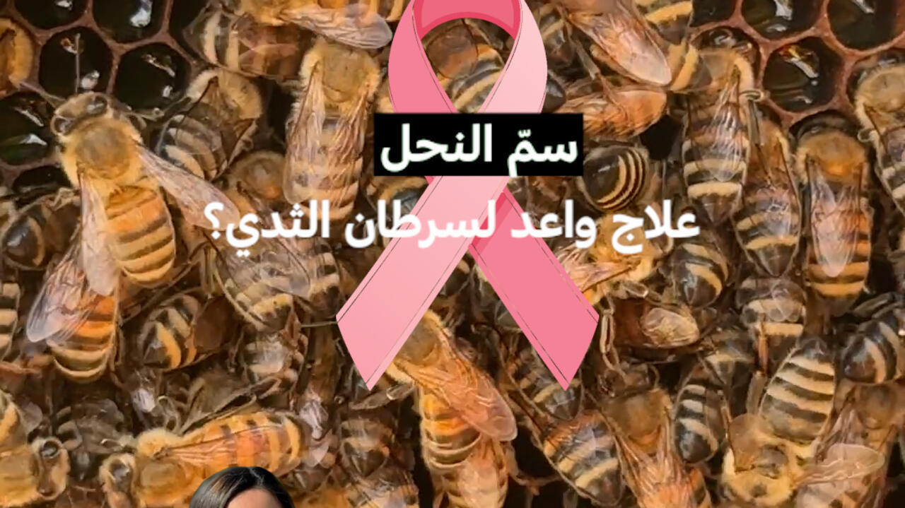 سمّ النحل... علاج واعد لسرطان الثدي.