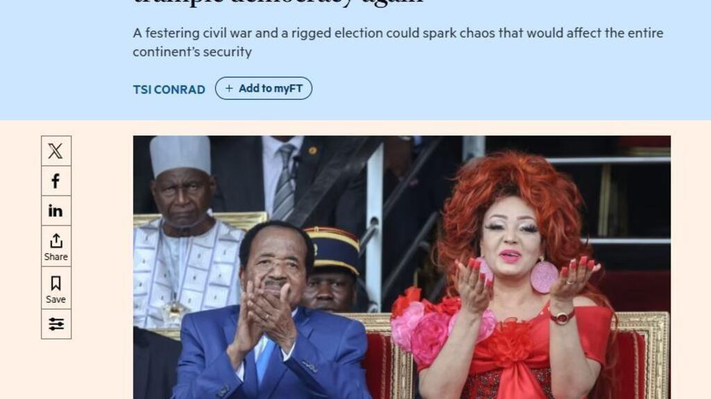 Présidentielle au Cameroun: 