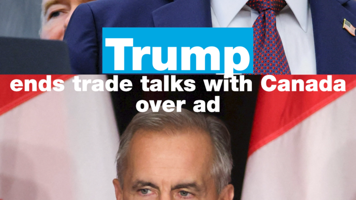 Trump ends trade talks with Canada over ad
