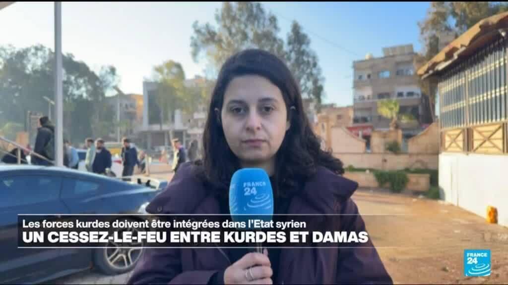 Le président syrien et les forces kurdes annoncent un accord de cessez-le-feu