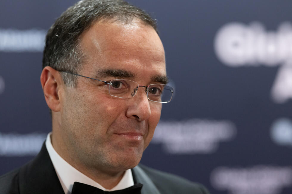 Le président du groupe Antenna, Theodore Kyriakou, arrive à la cérémonie des Global Citizen Awards, le 24 septembre 2025, à New York