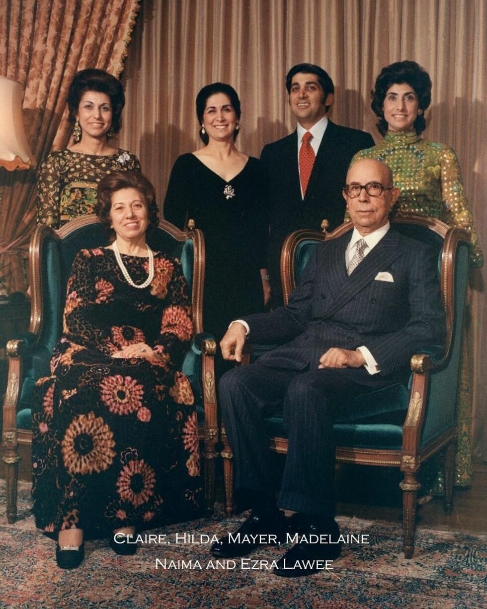 This undated photograph shows members of the Lawee family.