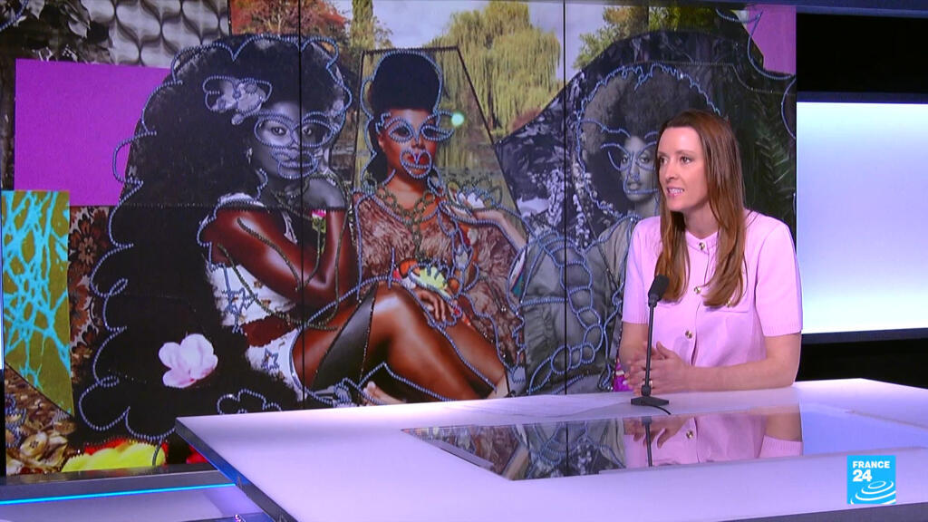US artist Mickalene Thomas dazzles at Paris's Grand Palais