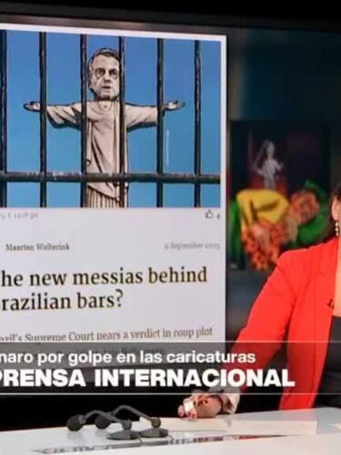 "¿El nuevo Mesías tras las rejas brasileñas?": caricaturas tras la condena a Bolsonaro