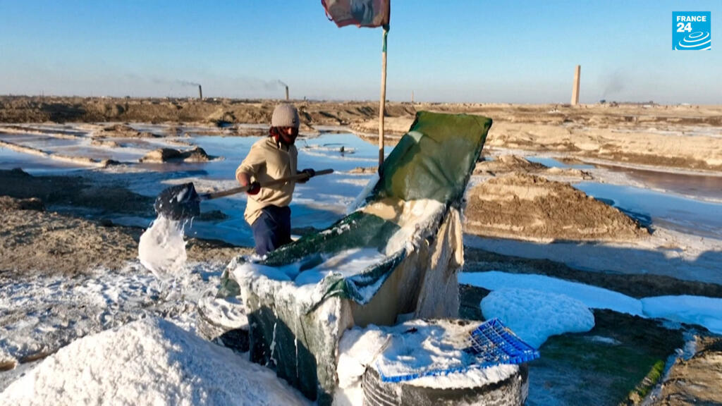 Irak : la sécheresse menace le sel du lac Najaf et la santé de la population
