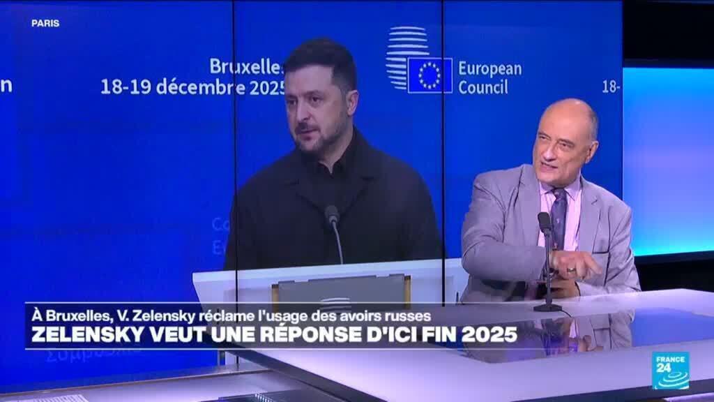 À Bruxelles, Zelensky réclame l'usage des avoirs russes