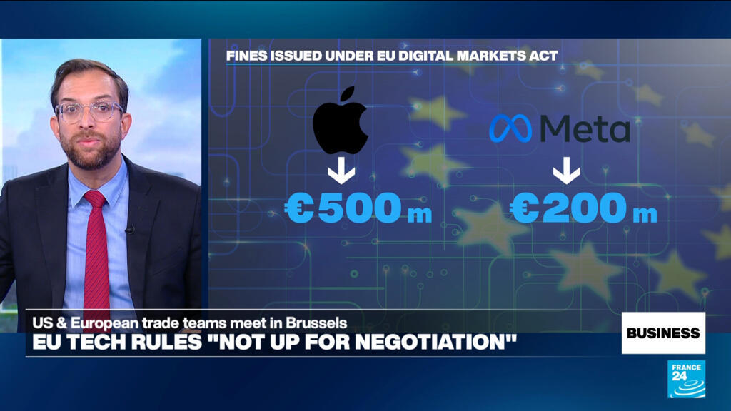 EU says loosening tech rules 'not up for negotiation' in trade talks with US