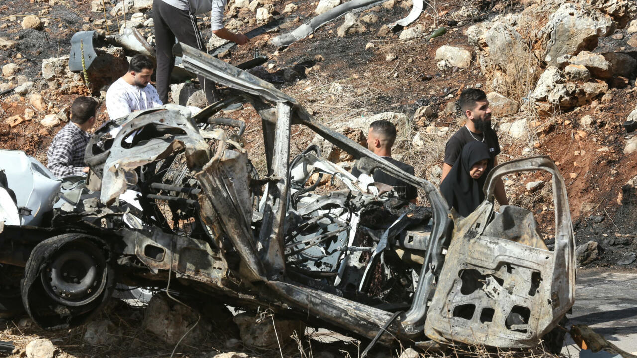 قتيل في ضربة اسرائيلية استهدفت سيارة في جنوب لبنان