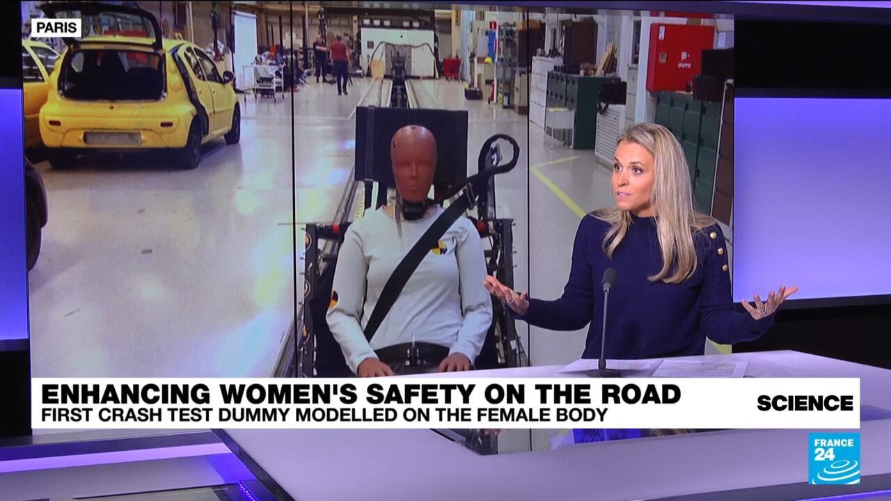 First female crash test dummy to improve road safety for women Science