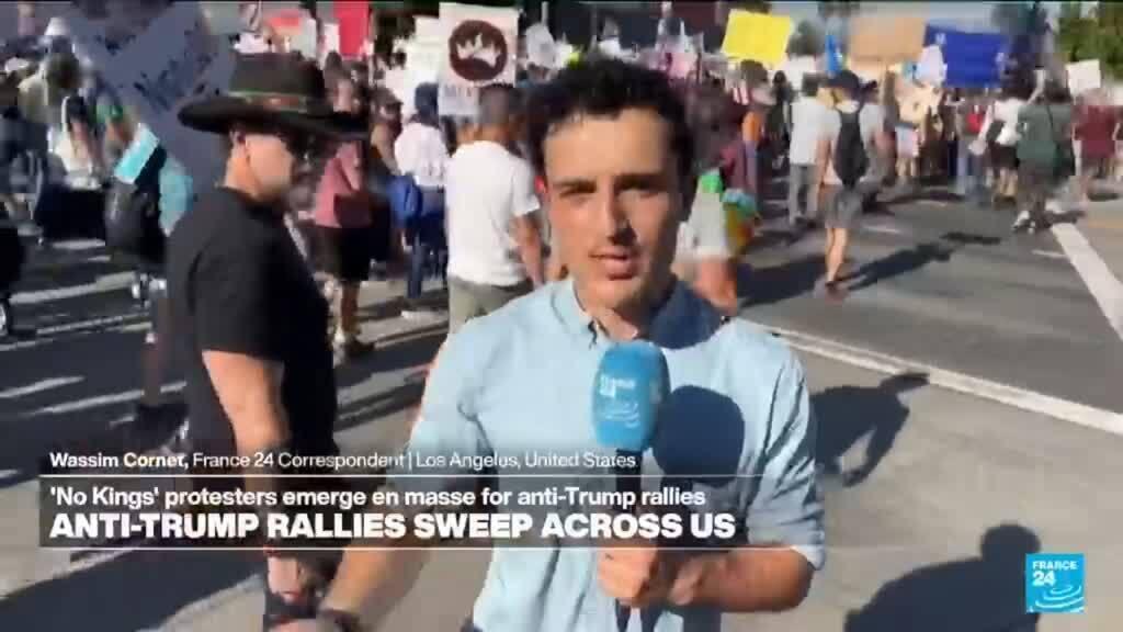 Anti-Trump 'No Kings' rallies sweep across the US