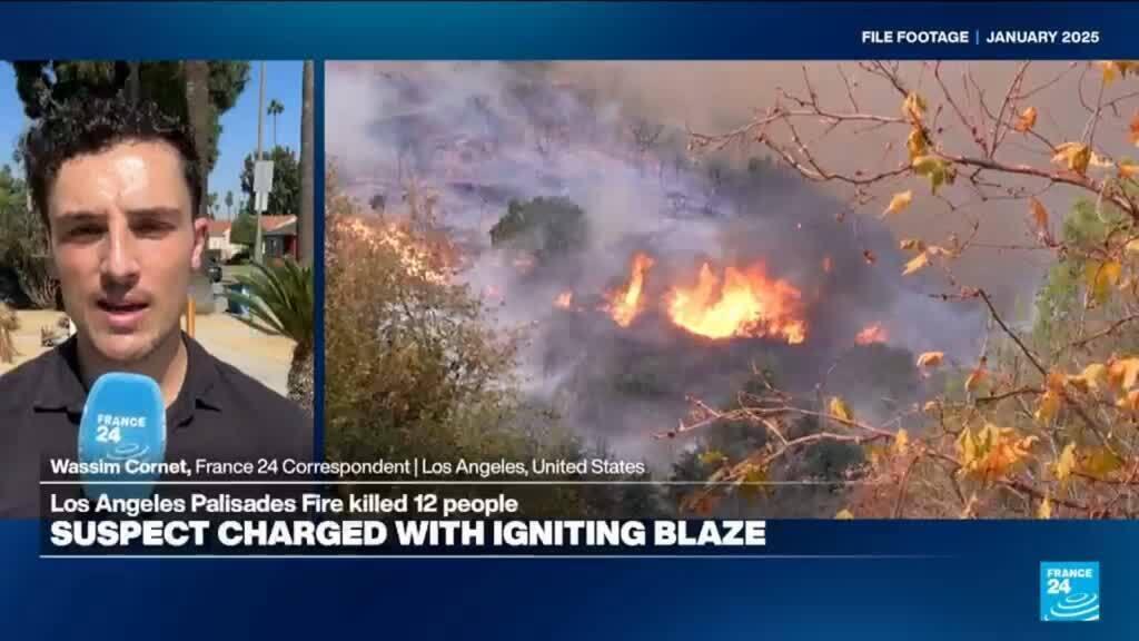 Man arrested over deadly January fire in Los Angeles