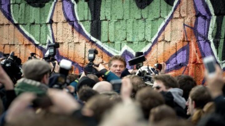 Portions of Berlin Wall dismantled despite protests