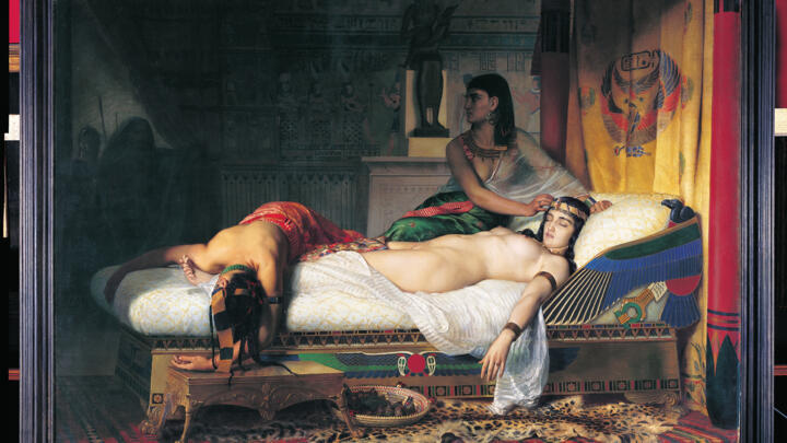 "The Death of Cleopatra", oil on canvas, Toulouse, Musée des Augustins, 1874.