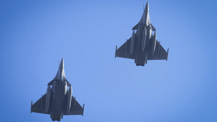 File photo of Rafale fighter jets taken during celebrations of the 107th anniversary of the Republic of Estonia, in Tallinn on February 24, 2025.