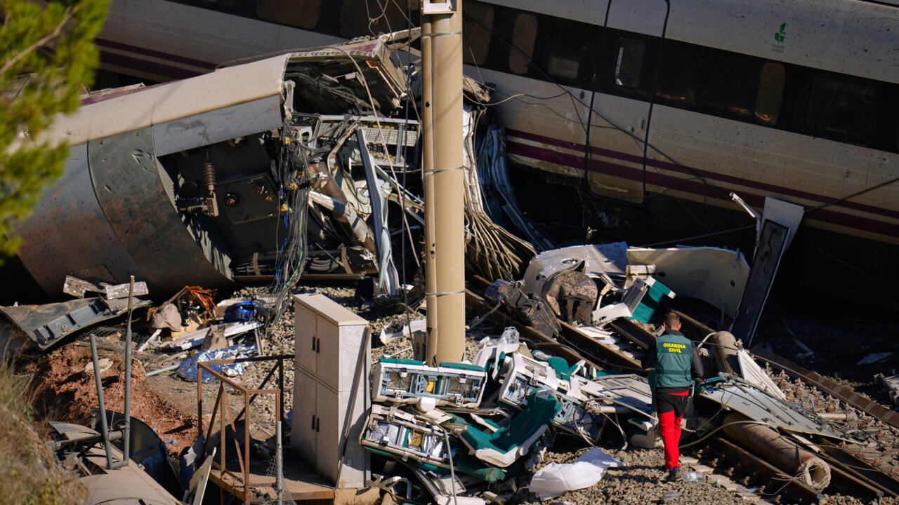 Spain train crash death toll rises to 45 after two more bodies found