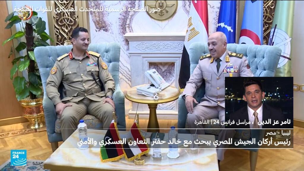 مصر - ليبيا: رئيس أركان الجيش المصري يبحث مع الفريق أول خالد حفتر التعاون العسكري والأمني