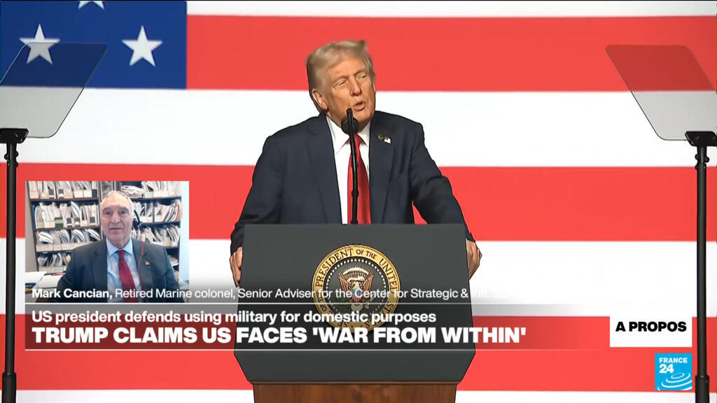 Trump says US cities should be military 'training grounds'
