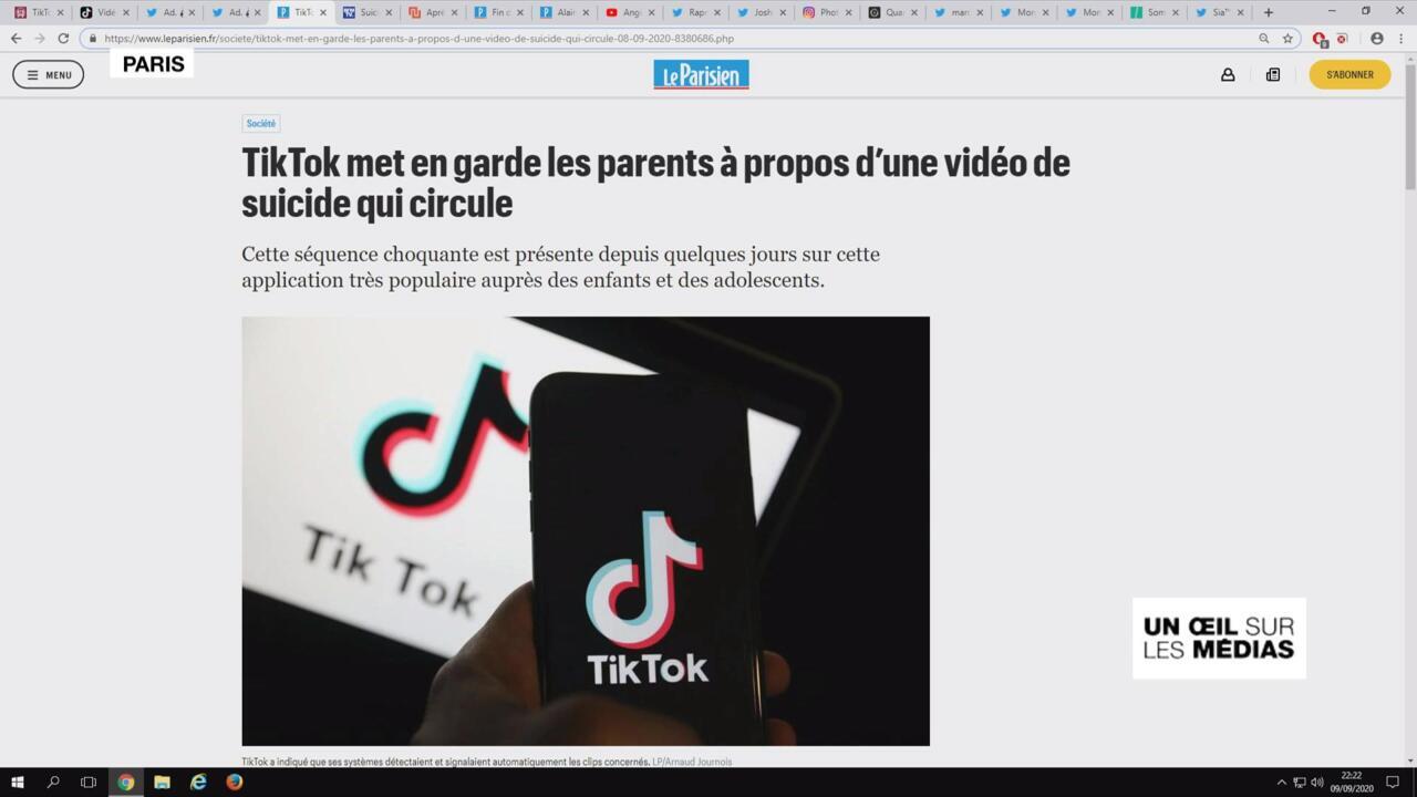 TikTok peine à stopper la diffusion d