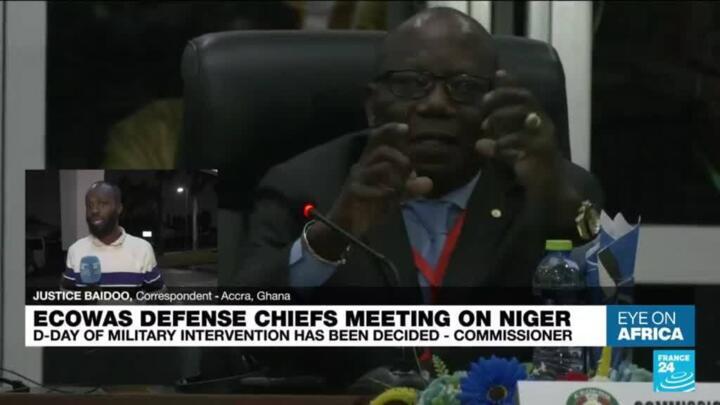 West African bloc says it is ready for military intervention in Niger if order given