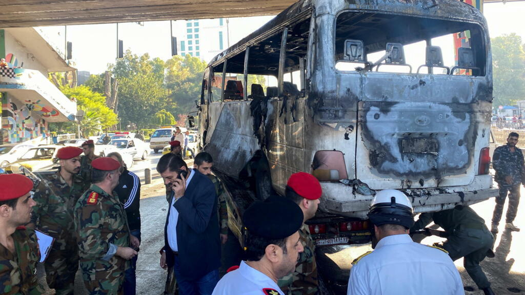 Several killed in army bus explosion in Damascus