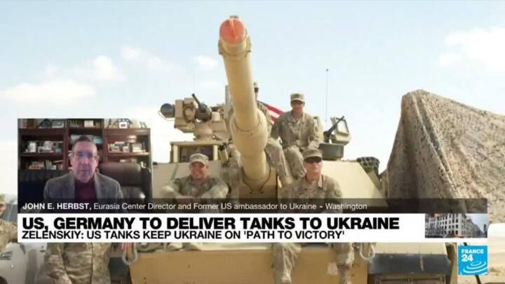 US & German tanks are 'an important contribution to Ukraine's security but it is not a game changer'