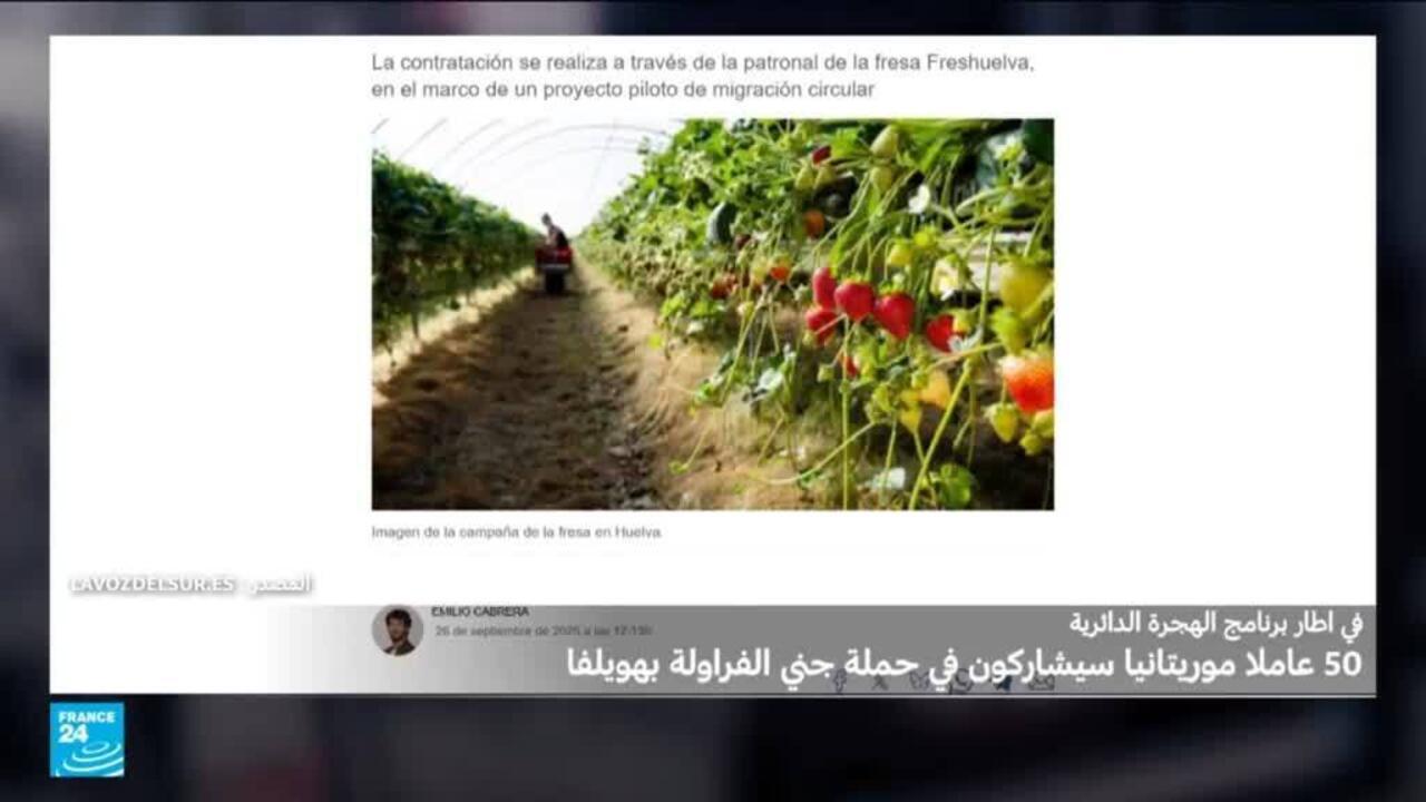 وصول أول مهاجرين زراعيين من موريتانيا إلى إسبانيا