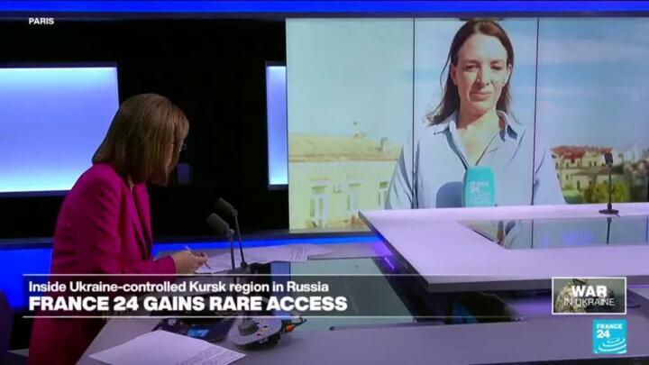 Catherine Norris Trent takes us to frontlines of Ukrainian-controlled towns in Russia's Kursk region