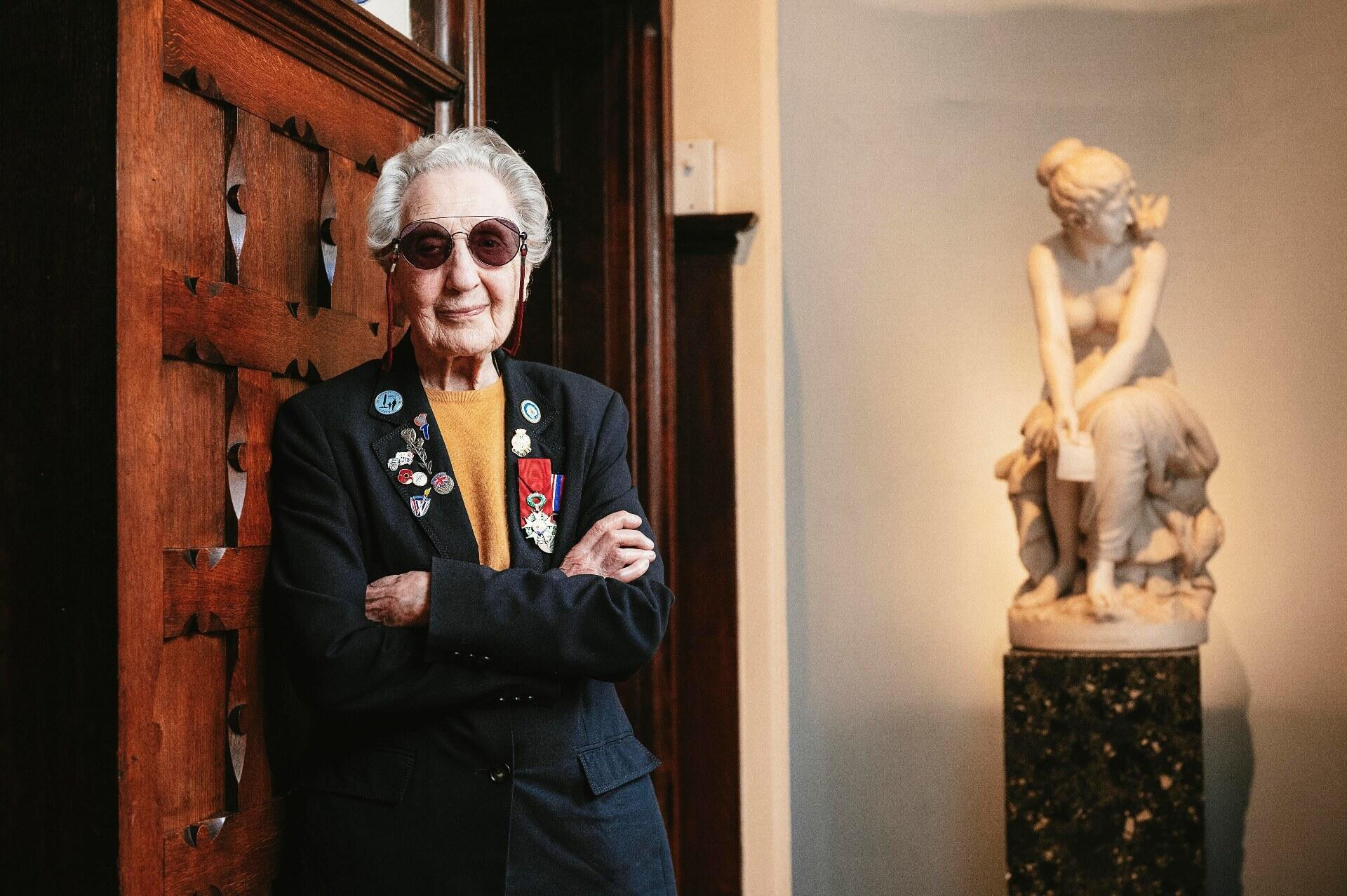 Marie Scott tiene 97 años. Fue telefonista de los Wrens durante la Segunda Guerra Mundial.