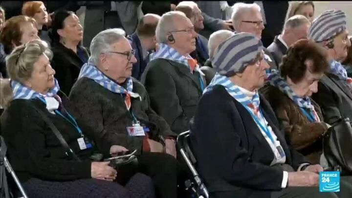 Survivors of Auschwitz-Birkenau gather to commemorate liberation 78th anniversary