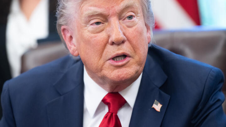 US President Donald Trump signs executive orders relating to higher education institutions in the Oval Office of the White House in Washington, DC, on April 23, 2025.