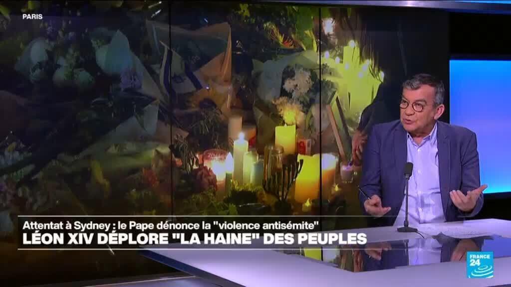 Attentat de Sydney : stop à la "violence antisémite", lance le pape