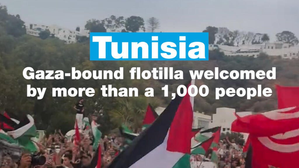 Tunisia: Gaza-bound flotilla welcomed by more than a 1,000 people