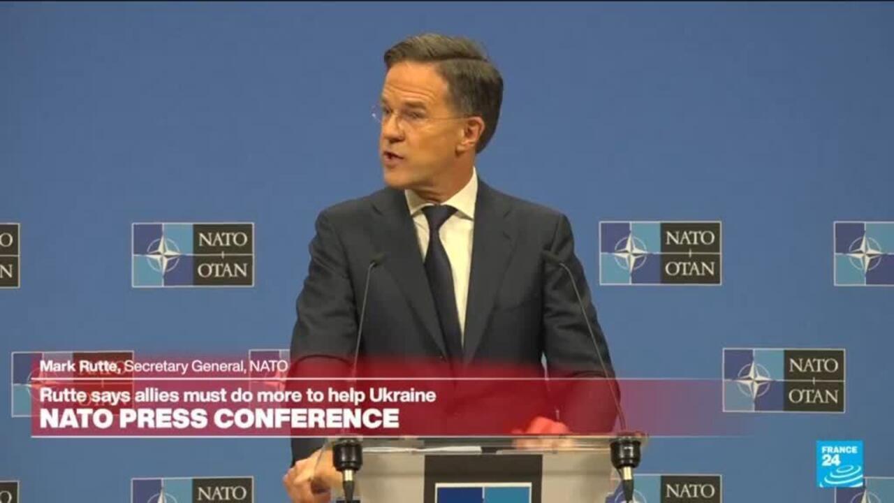  NATO Secretary General Mark Rutte Press Conference from Brussels